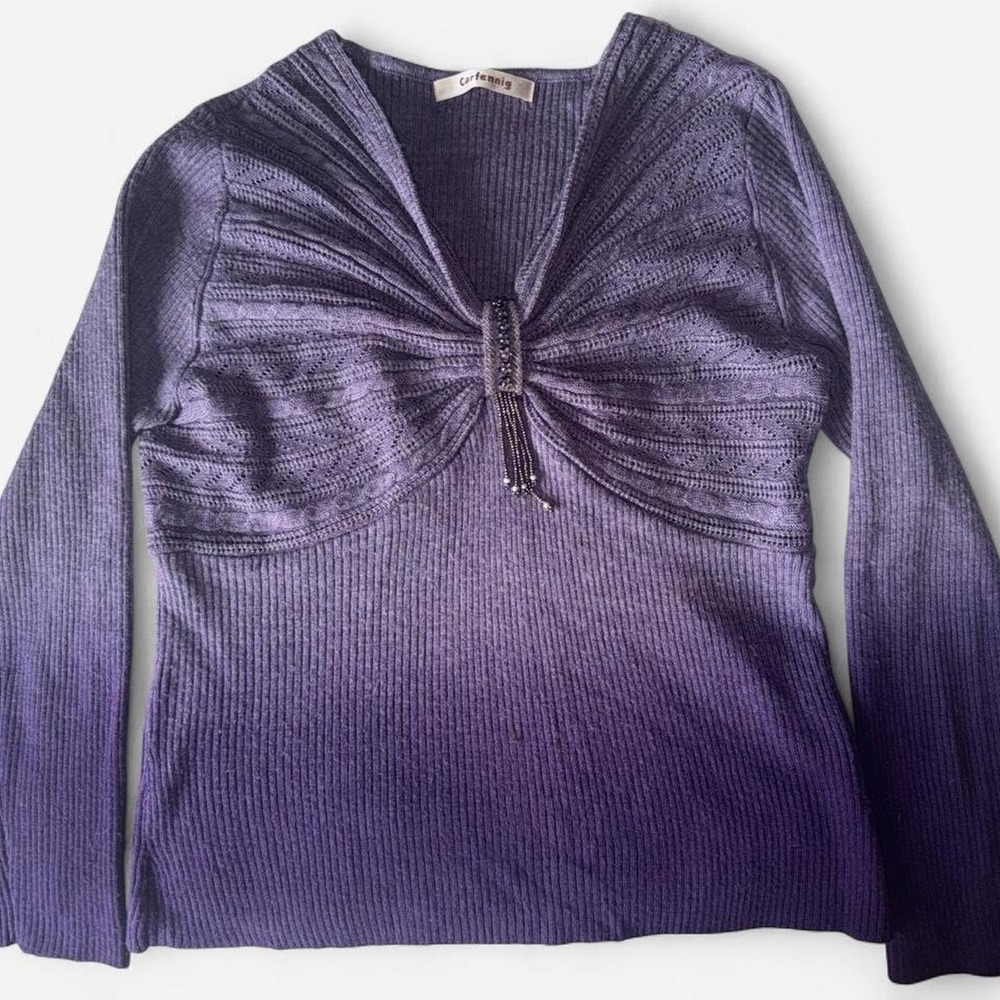 Y2K knit top fairy grunge whimsigoth romantic goth coquette sweater fitted